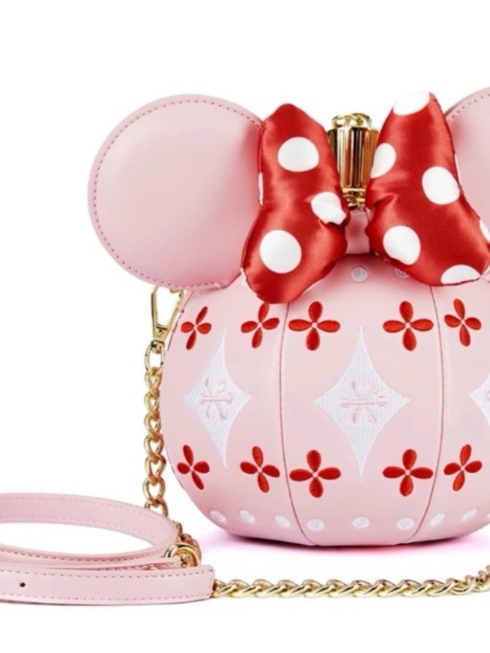 Loungefly Stitch Shoppe Minnie Mouse Christmas Ornament Crossbody